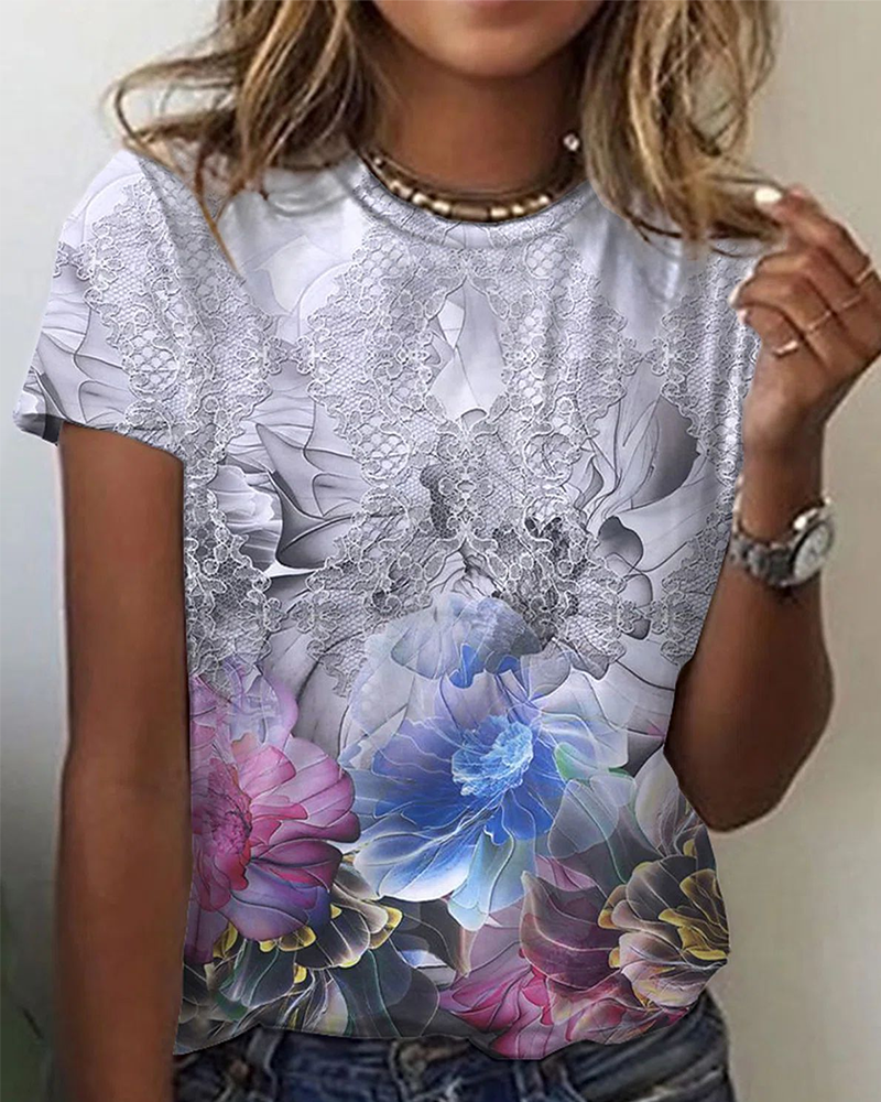 Sofia™ | Elegant Print Bluse