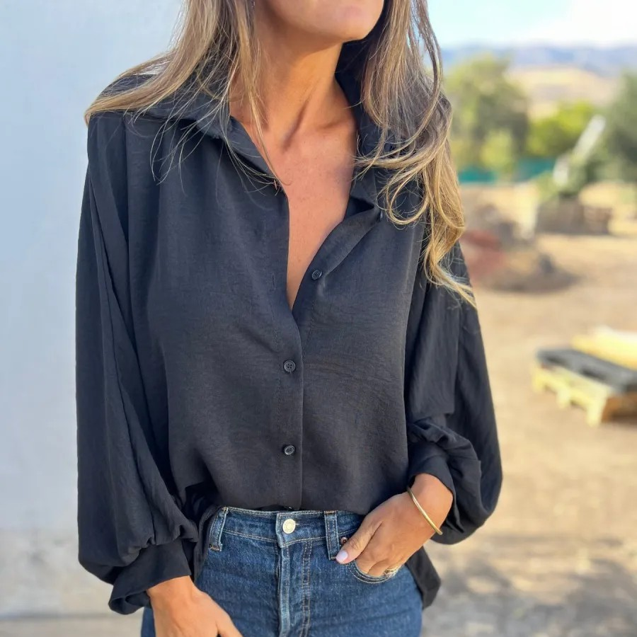 Nathalie™ | Elegant oversized bluse