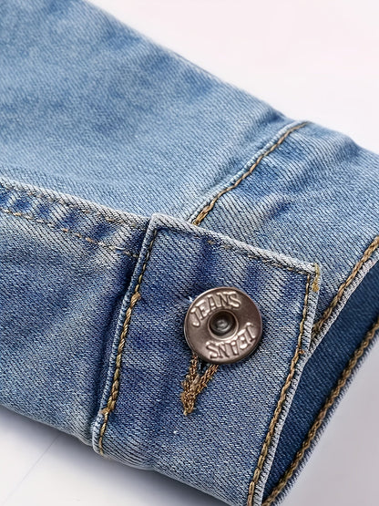 Sofia™ | Tidløs Denim Jakke