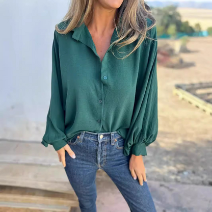 Nathalie™ | Elegant oversized bluse