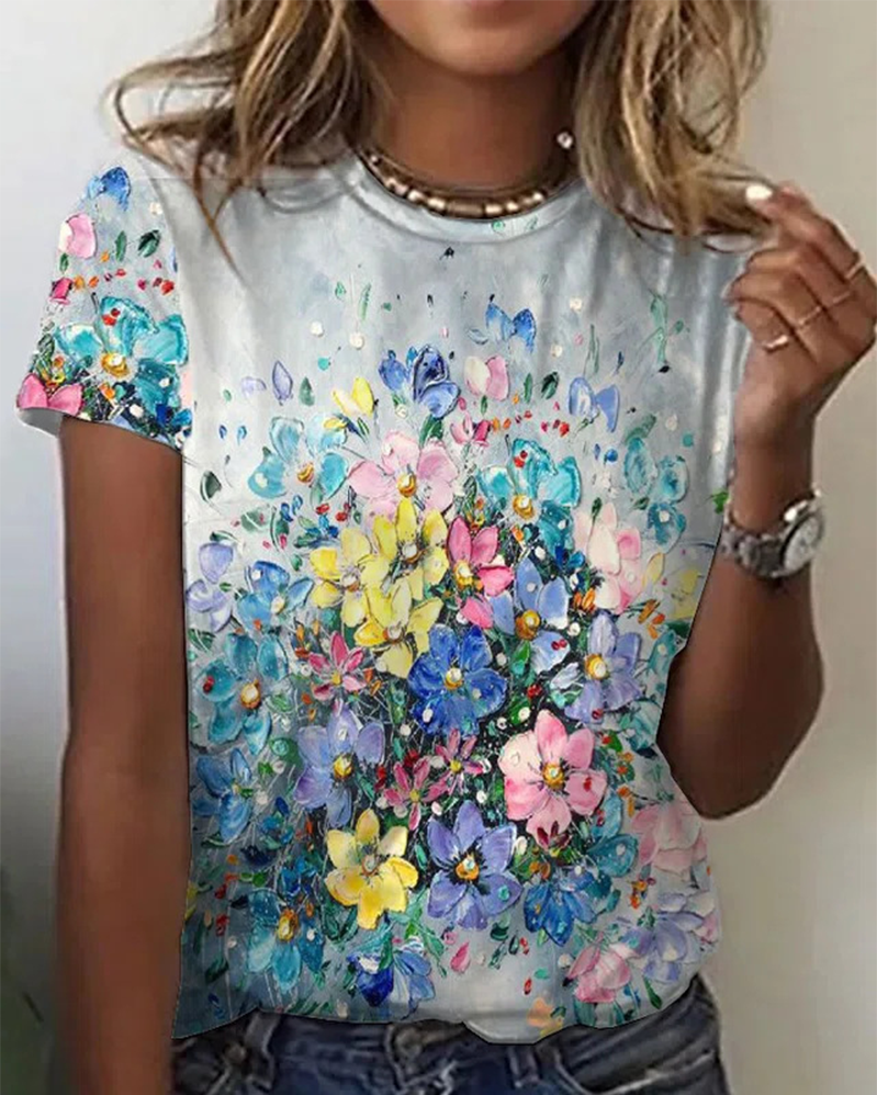 Sofia™ | Elegant Print Bluse