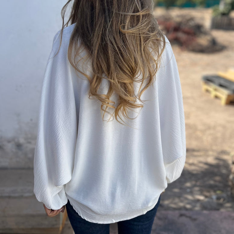 Nathalie™ | Elegant oversized bluse