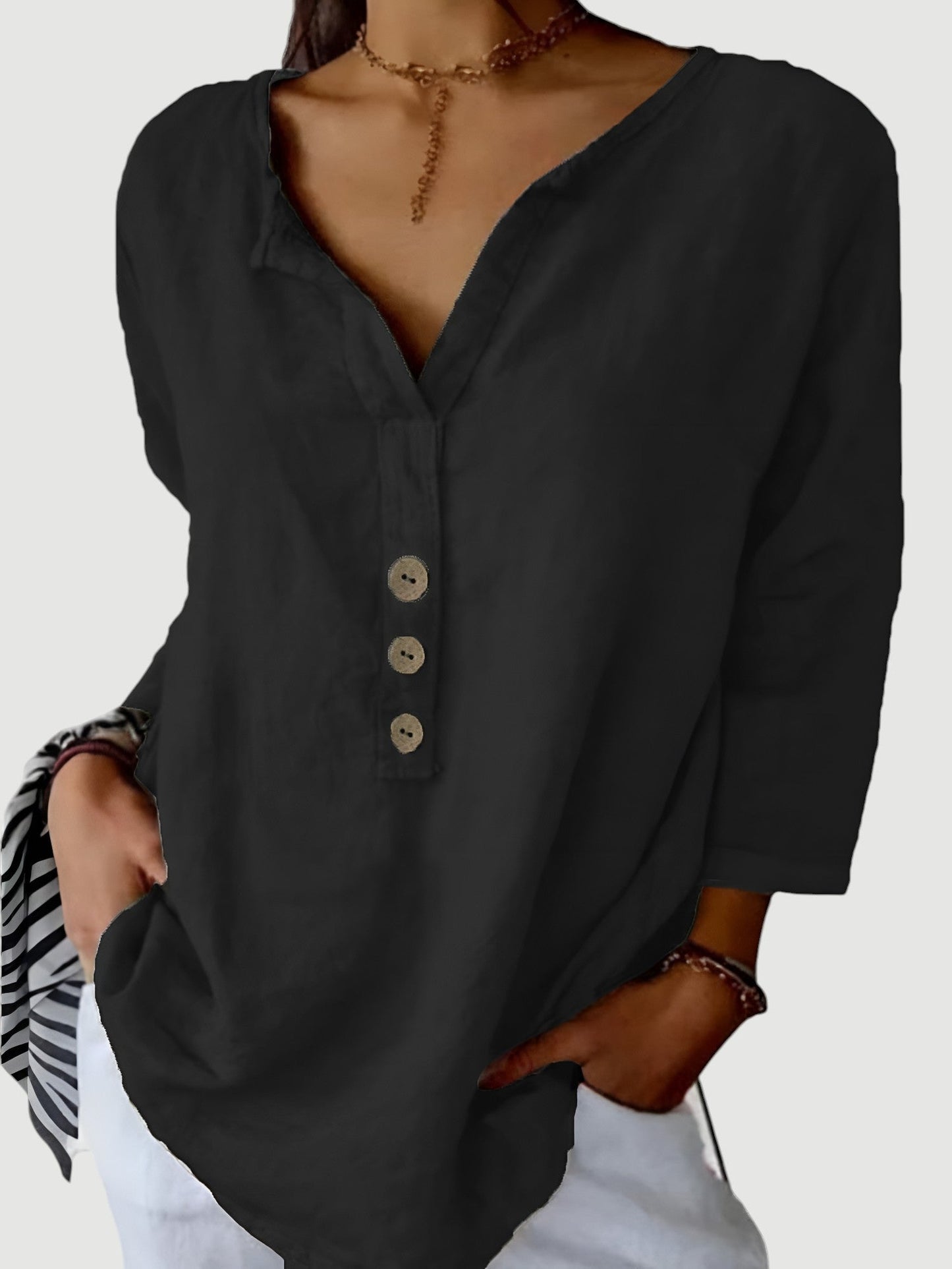 Vilma | Luftig og behagelig top i hor