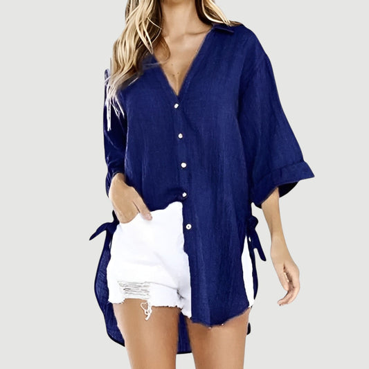 Ruta™ – Luftig og behagelig hørbluse