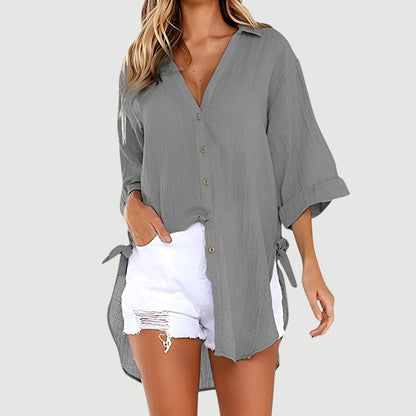 Ruta™ – Luftig og behagelig hørbluse