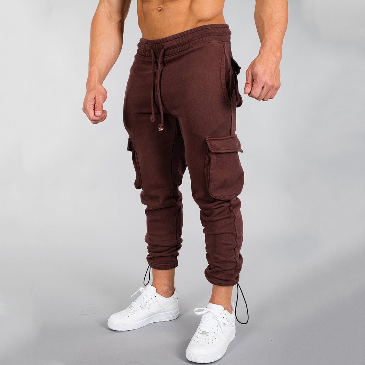 Frank | Herre Casual Slim-Fit Cargo Joggerbukser