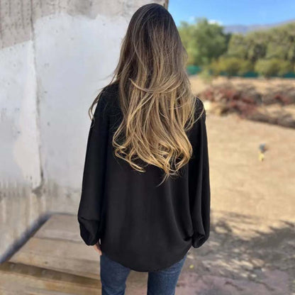 Nathalie™ | Elegant oversized bluse